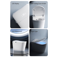 Offre Spéciale automatique ouvert Wc électrique Bidet toilettes Intelligent cuvette de toilette pied tactile capteur chasse d'eau une pièce toilette intelligente