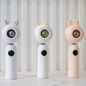 Recarregável Popular Quatro Engrenagens Vento Velocidade Handheld Air Cooling Fan Bonito Design Leve Outdoor Handy Pequeno Ventilador 3000mAh - Product Image 4