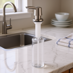 Distributeur de savon de cuisine, bouteille à pompe en plastique pour utilisation sous l'évier - Product Image 2