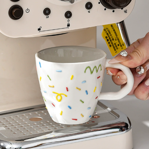 High Quality Porcelain <b>Ceramic</b> <b>Mug</b> Nordic Cartoon Design Ins Style Reusable Food Safe Dishwasher Microwave Safe Business Gifts - Product Image 6