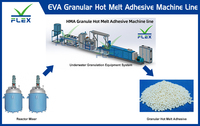 Ligne de production de colle thermofusible granulaire EVA à vitesse de mélange de 0 à 80 tr/min, réacteur chimique industriel, réservoir agité, machine à fabriquer de la colle