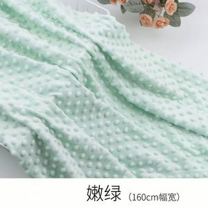 2025 Wholesale <b>Super</b> <b>Soft</b> Portable Customizable Baby Blanket 100% Polyester Minky Dot Woven Anti-Bacteria Bed Winter Newborn - Product Image 3