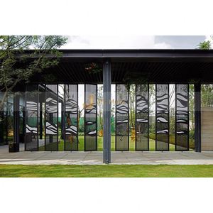 ANN2314 Modern Art Theme <b>Decorative</b> Durable Stainless Steel Coated Printed Process Multi-Functional <b>Screen</b> Partition Custom - Product Image 3