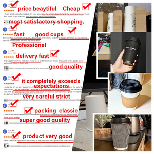 Custom 4oz 8oz 10oz 12oz 16oz 20oz 24oz <span class=keywords><strong>tazze</strong></span> di caffè rosa/marrone usa e getta di carta <span class=keywords><strong>tazze</strong></span> di caffè con coperchi - Product Image 6
