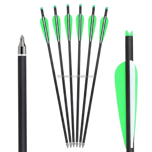 Flechas <span class=keywords><strong>de</strong></span> Carbono Personalizadas OEM para Ballesta, 20 Pulgadas, Fibra <span class=keywords><strong>de</strong></span> Vidrio/Aluminio/Carbono Puro con Pluma <span class=keywords><strong>de</strong></span> 4 Pulgadas para <span class=keywords><strong>Caza</strong></span> y Tiro con Arco - Product Image 2