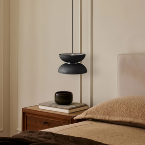 Lampe suspendue LED <span class=keywords><strong>vintage</strong></span> créative sur mesure en gros, lampe de chevet moderne en travertin noir pour îlot de cuisine - Product Image 6