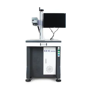 High Performance 30W 50w 60W Fiber Laser marking machine For Metal Card Serial Number Date Engraving