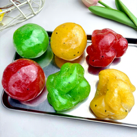 Promotion : Balle anti-stress en forme de noix de coco, boule sensorielle en gelée faite à la main, jouet sensoriel amusant pour soulager le stress, cadeau d'anniversaire
