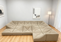 Canapé Modulable « Dune » : Combinaison Libre, Détente Assurée, Tissu Innovant pour Moments Interactifs Parents-Enfants en Mousse Confortable
