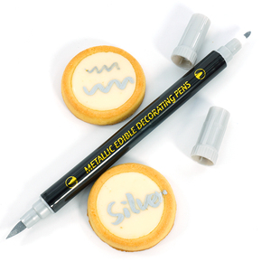 Marcadores de <span class=keywords><strong>tinta</strong></span> metálicos comestibles de seguridad de grado alimenticio, bolígrafos comestibles, marcadores de panadero para pintura decorativa para pasteles - Product Image 6
