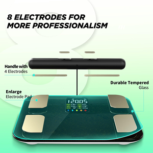 Báscula Inteligente de Bioimpedancia con 8 Electrodos, Báscula de Grasa Corporal, Báscula de Peso Corporal, Báscula Profesional de Composición Corporal Recargable - Product Image 4