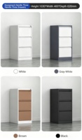 Armoire de classement robuste en acier réglable avec mécanisme anti-basculement pour l'organisation de dossiers suspendus à la maison, au bureau et dans la chambre