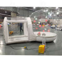 Maisons à bulles en PVC de qualité commerciale à louer Dôme à bulles gonflable pour événements en plein air pour enfants avec base de saut