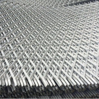 Maille métallique expansée en acier inoxydable à surface brillante pour filtre à air et filtre de hotte, maille métallique personnalisée