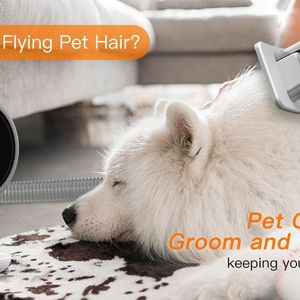 6 en 1 Pet <span class=keywords><strong>Aspirateur</strong></span> Cheveux Toilettage Tondeuse Électrique Slicker Deshedding <span class=keywords><strong>Brosse</strong></span> De Nettoyage Pour <span class=keywords><strong>Chien</strong></span> Et Chat - Product Image 3