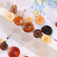 Bouton en bois imprimé boutons d'enfants en bois gravés au laser pour l'artisanat faisant et cousant le fournisseur de machine de projet