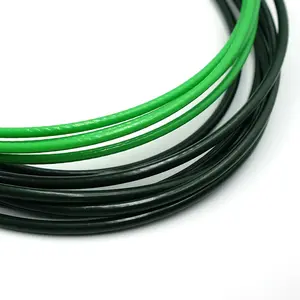 Colorful gym use TPU coated steel wire rope