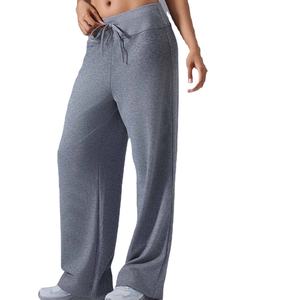 Pantalons de survêtement en molleton et coton éponge pour femmes, coupe ample, sport, jogging, pantalons de sport pour femmes - Product Image 3