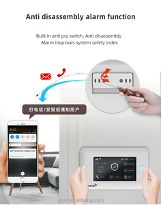 PGST fabrika Anti hırsızlık güvenlik <span class=keywords><strong>Alarm</strong></span> sistemleri sıcak satış 4G <span class=keywords><strong>WiFi</strong></span> akıllı ev dokunmatik ekran RFID fonksiyonu <span class=keywords><strong>GSM</strong></span> ağ 433MHz ABS - Product Image 4