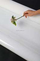 Tapis miroir blanc brillant PE feuille blanc tapis de mariage pour décoration de réception d'allée