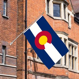 Drapeau personnalisé avec logo 3x5 pieds, style fanion, unilatéral, Colorado, agence de voyages, bannières nationales, affichage, drapeau imprimé personnalisé - Product Image 5