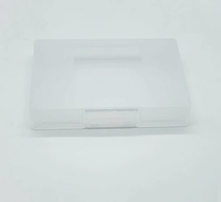 Couvercle de cartouche d'affichage de stockage de protection en plastique anti-poussière pour N64 SNES Sega Genesis MD Games Card Case Protector
