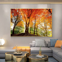 Affiche d'art mural et impressions arbre abstrait toile peinture mur Art photo affiche salon décor à la maison