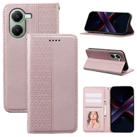 Vente directe Flip Folio Portefeuille Gaufrage Cas pour Redmi K80 Note A4 14 Pro K70 Ultra 5G Coque Fente Pour Carte Béquille En Cuir PU