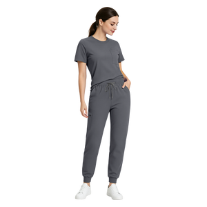 Vestidos de Cuello Redondo 46002 de Alta Calidad, Tela Elástica de Spandex y Poliéster, Ropa Coreana Elegante de Secado Rápido y Lavable para <span class=keywords><strong>Mujer</strong></span> - Product Image 1