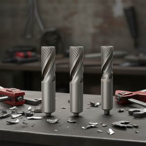 Fraise rotative cylindrique Ttake AB8100, 16 mm, coupe Z6, longueur 70 mm, pour le meulage et le façonnage des métaux - Product Image 3