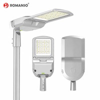 Lampadaire LED avec capteur de mouvement et cellule photoélectrique, garantie 5 ans, IP66, DLC ETL, 60W 100W 200W, 170LM/W, 50000 heures, AC100-277V