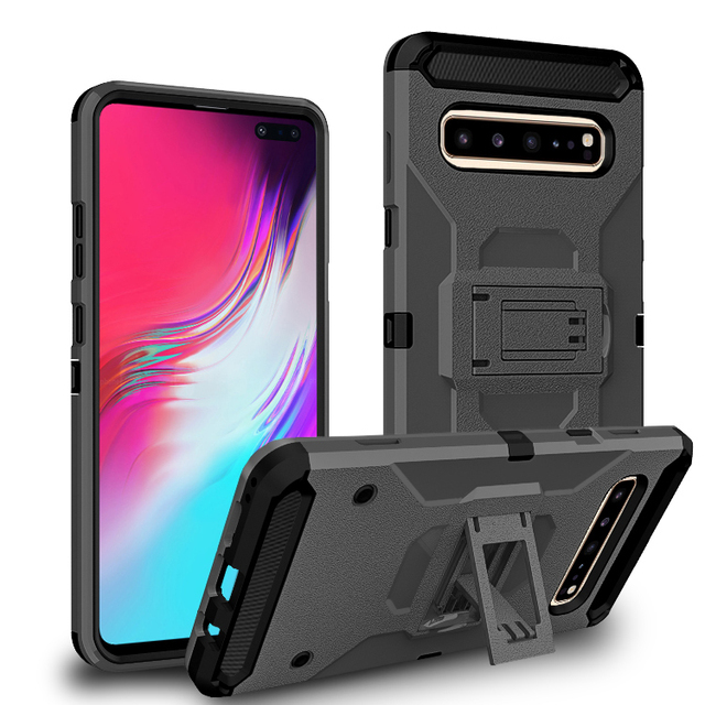 For Samsung Galaxy S10 Plus S10e S10 5G Shockproof Belt Clip Holster Heavy Duty Kickstand Phone Cases Cover