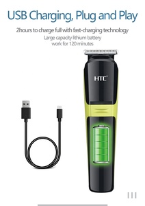 HTC AT-1326 Produits phares <span class=keywords><strong>Tondeuse</strong></span> à cheveux pour hommes <span class=keywords><strong>Tondeuse</strong></span> rechargeable Kits de toilettage des cheveux 10 en 1 Rasoir <span class=keywords><strong>Tondeuse</strong></span> à poils de nez - Product Image 6