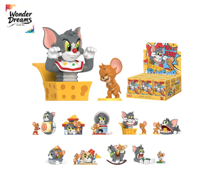 POP MART <span class=keywords><strong>Tom</strong></span> e <span class=keywords><strong>Jerry</strong></span> Serie Funfair Blind Box Figure da Collezione Giocattoli Regalo di Compleanno per Ragazze e Ragazzi - Product Image 1