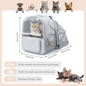 Mochila para Mascotas, para Gatos, Cachorros y Perros Pequeños, Mochila Transportadora para Gatos - Product Image 4