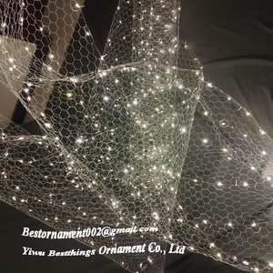 Nuevas decoraciones románticas, techo de red de luz de estrella para decoración de restaurante de boda y decoración de escenario personalizada - Product Image 4
