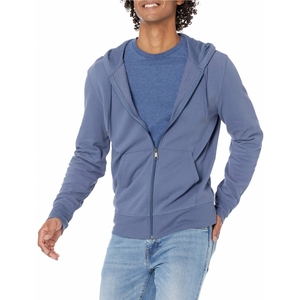 Meilleure vente de sweat à capuche athlétique pour homme élégant avec fermeture éclair et poche logo personnalisé broderie tissu épais chaud pour la saison d'automne - Product Image 1
