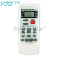 Télécommande ES-AC012 pour climatiseur NOUVEAU Clavier ABS et silicone pour télécommande de climatiseur split AUX YKR-H/002E 38kHz
