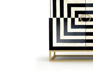 Handmade Eco-Friendly Bone Inlay Modern Design <b>Chest</b> Cabinet <b>Storage</b> Furniture for Living Room Bedroom Hospital Hotel School Use - Product Image 2