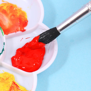 Pinceaux de peinture acrylique aquarelle multifonctionnels à pointe ronde, 6 tailles, pour artistes, étudiants, adolescents, enfants et peintres - Product Image 3