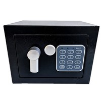 HYYSAFE HYY140 Mini Caja Fuerte Electrónica Digital de Acero con Cerradura de Llave para Almacenamiento de Documentos y Joyas en el Hogar