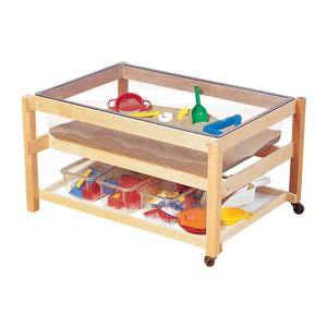 <span class=keywords><strong>Montessori</strong></span> sabbia acqua tavolo da gioco per i più piccoli interni all'aperto aula di attività mobili per la scuola materna uso camera da letto - Product Image 3
