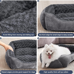 Durable Orthopedic Pet <strong>Bed</strong> for <strong>Small</strong> Medium Large <strong>Dogs</strong> Plush Cat &amp; <strong>Dog</strong> <strong>Bed</strong> for Poodle Golden Retriever Summer Solid Pattern - Product Image 5