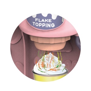 Machine à crème glacée en plastique rose personnalisée jouet enfants bricolage <span class=keywords><strong>Dessert</strong></span> ensemble de jeu avec modèle alimentaire pour les filles et les fans de pâte à <span class=keywords><strong>modeler</strong></span> Slime - Product Image 2