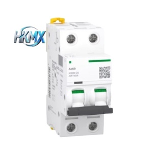 Disjoncteur modulaire A9F74206, protection biphasée, 230-400V AC, garantie 1 an, adapté au contrôle des circuits AC/DC - Product Image 1