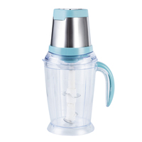 Hachoir Électrique et Broyeur à Viande Mini, Préparateur de Purée de Fruits et Légumes, Lames en Acier Inoxydable, 350W, Appareil de Cuisine Ménager