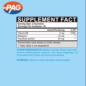 Gomitas para dormir con certificado GMP, multivitamina, melatonina, ositos - Product Image 2