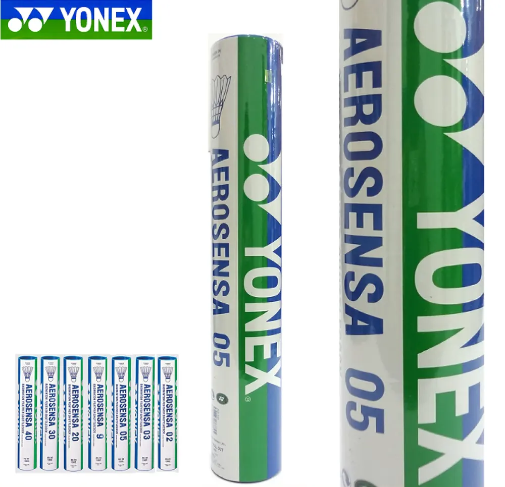 Yonex as05 classe a pena de pato badminton, obturtlecock com placa de fibra + cabeça de cortiça