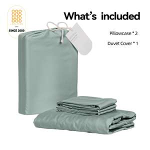 Juego de Sábanas Ultra Suaves y Refrescantes 100% Lyocell Derivado de Eucalipto, 3 Piezas: 1 Funda Nórdica y 2 Fundas de Almohada - Product Image 3