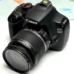 Cámara DSLR <span class=keywords><strong>EOS</strong></span> <span class=keywords><strong>1200D</strong></span> de Nivel Básico con Lente de 18-55 mm, Sensor CMOS, Tarjeta SD, Video Full HD, Cámara de Fotografía Económica - Product Image 1